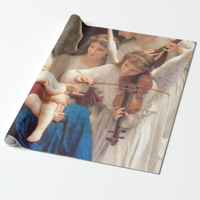 Lied der Engel - William-Adolphe Bouguereau Geschenkpapier (Ungerollt)