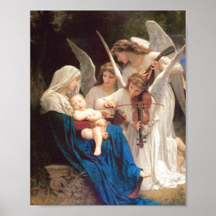 Lied der Engel - William-Adolphe Bouguereau Poster