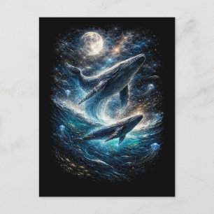 Lied der kosmischen Gezeiten Postkarte