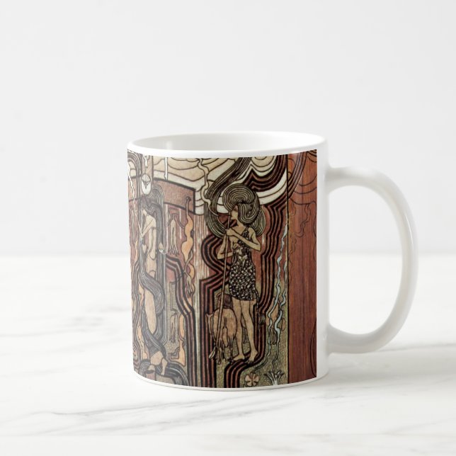 Lied der Zeit durch Toorop Jan. (beste Qualität) Tasse (Rechts)