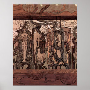 Lied der Zeit von Jean Theodoor Toorop Poster