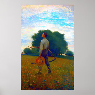 Lied des Lark Winslow Homer 1876 Poster