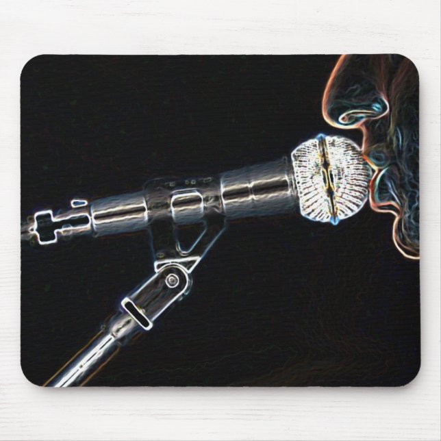 lied-Sänger mousepad des Mikromikrofongespräches (Vorne)