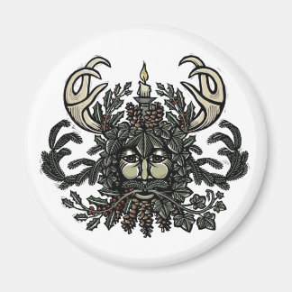 Lied von Solstice Greenman Kühlschrankmagnet Magnet