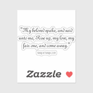 Lieder 2:10 aufkleber