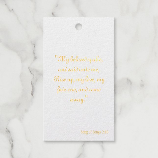 Lieder 2:10 geschenkanhänger (Vorderseite)