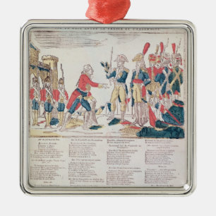Lieder des Freuens für den Frieden Silbernes Ornament
