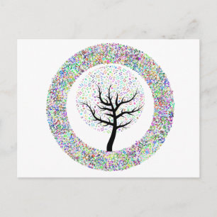 Lieder im Baum des Lebens Postkarte