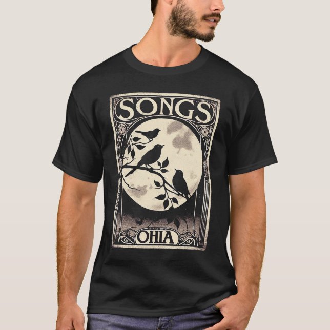 Lieder: Ohia / Jason Molina - Vögel T-Shirt (Vorderseite)