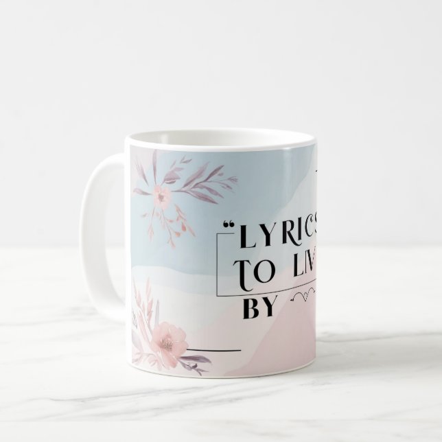 Lieder zum Leben 4 Kaffeetasse (Vorderseite Links)