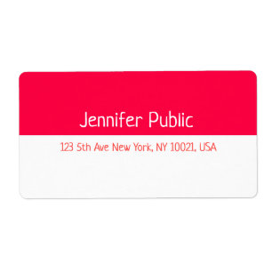 Lieferadresse für Weihnachts-Rot-Schrift