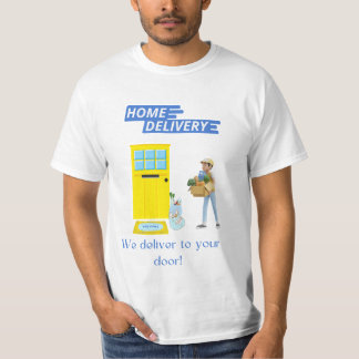 Lieferfahrer Zustellung an die Haustür T-Shirt