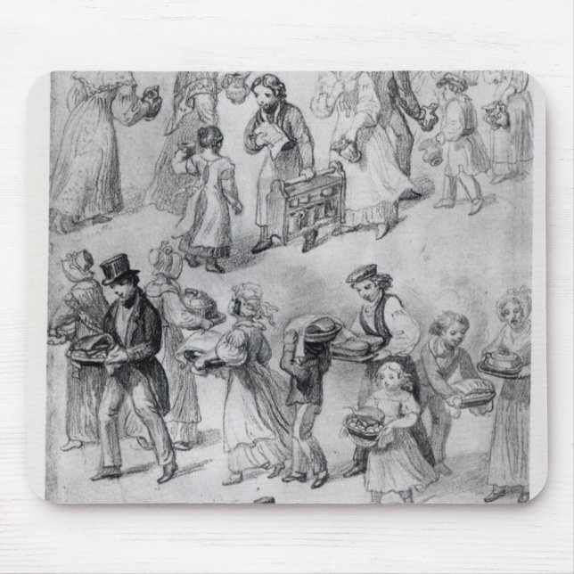 Liefern des Abendessens, 1841 Mousepad (Vorne)