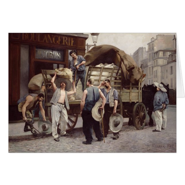 Liefern des Mehls, 1885 (Vorderseite (Horizontal))