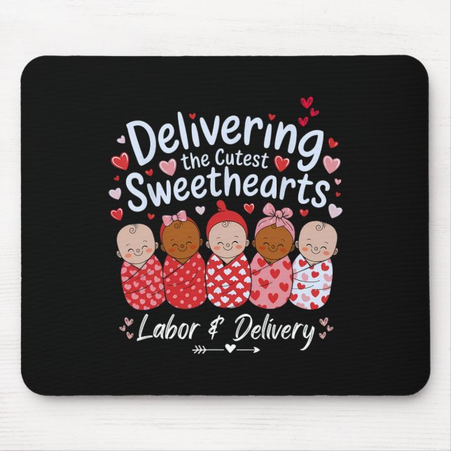 Liefern süßeste Schatz Valentinstag Arbeit An Mousepad (Vorne)
