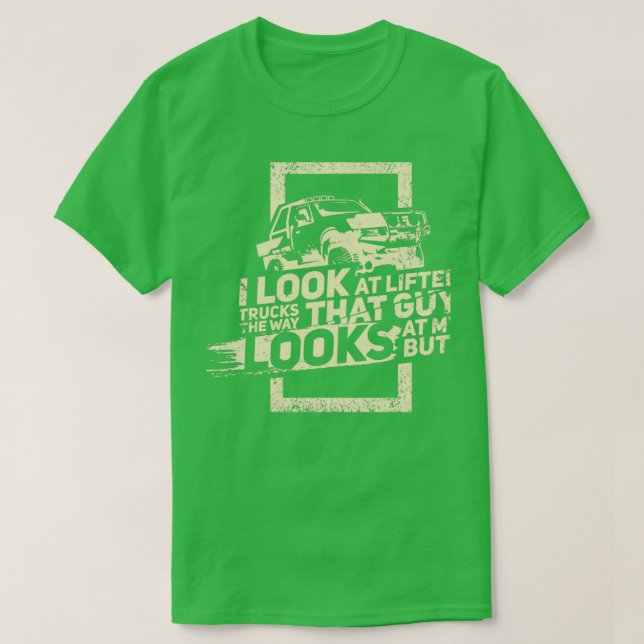 LIEFERTE LKW: Ich sehe Hub-LKW 5 T-Shirt (Design vorne)
