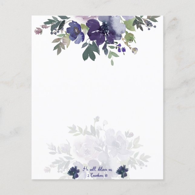 Lieferung von Aquarellfarben mit Blumenhintergrund (Vorderseite)