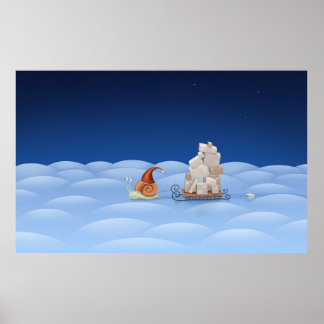 Lieferung von Geschenken Poster