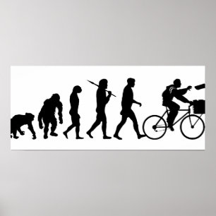 Lieferung von Männern und Zeitungen Jungs und Mädc Poster