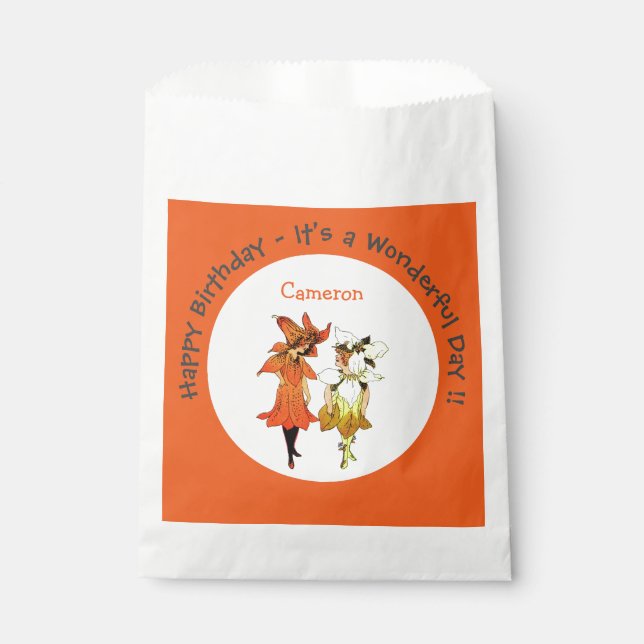 Lieferung von Party für die Blume von Trillium Tig Geschenktütchen (Vorderseite)