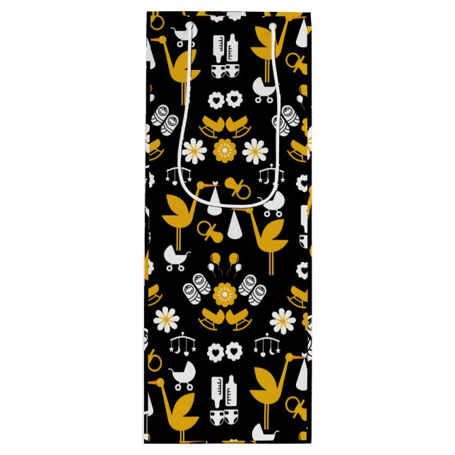 Lieferung von zwei nicht geschlechtsspezifischen S Geschenktüte Für Weinflaschen (Vorderseite)