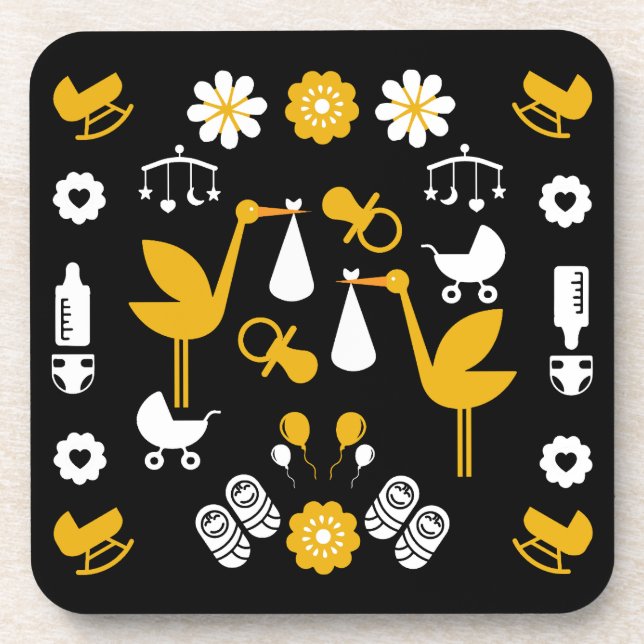 Lieferung von zwei nicht geschlechtsspezifischen S Getränkeuntersetzer (Vorderseite)