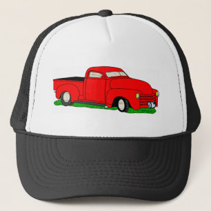 Lieferwagen Chevy 1950 Truckerkappe