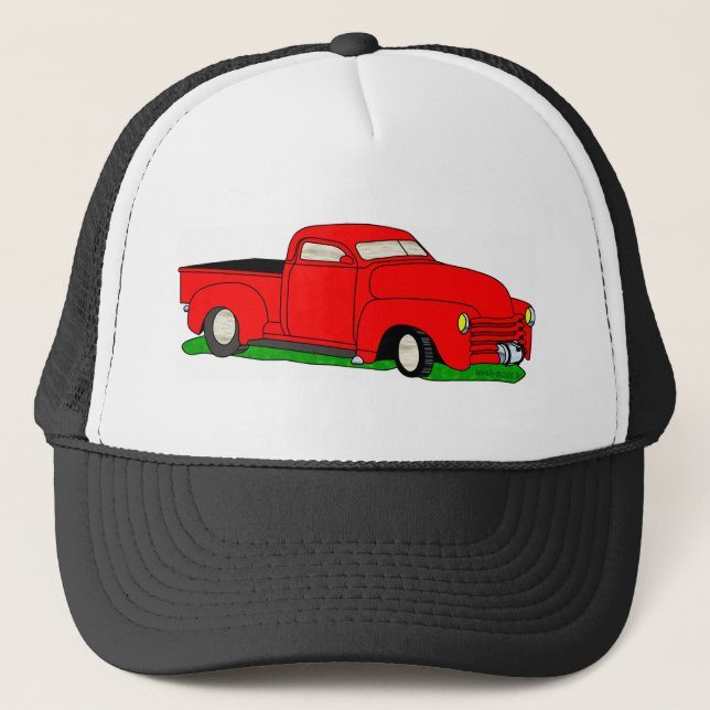 Lieferwagen Chevy 1950 Truckerkappe (Vorderseite)