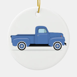 Lieferwagen Keramik Ornament