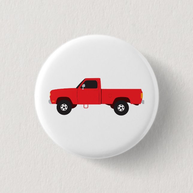 Lieferwagen LKW Button (Vorderseite)