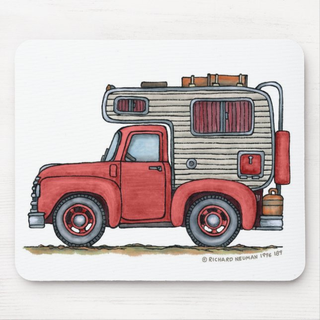 Lieferwagen-LKW-Camper RV-Mausunterlage Mousepad (Vorne)