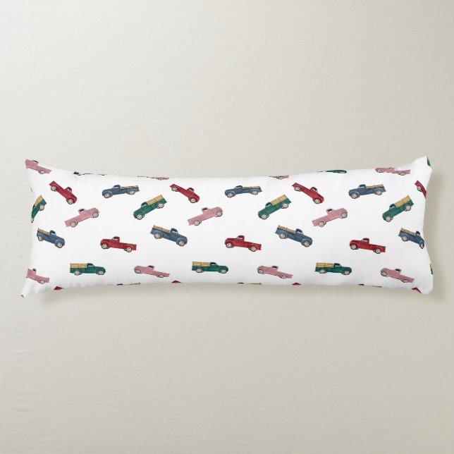 Lieferwagen LKW Niedliche Kraftfahrzeuge Seitenschläferkissen (Vorderseite)