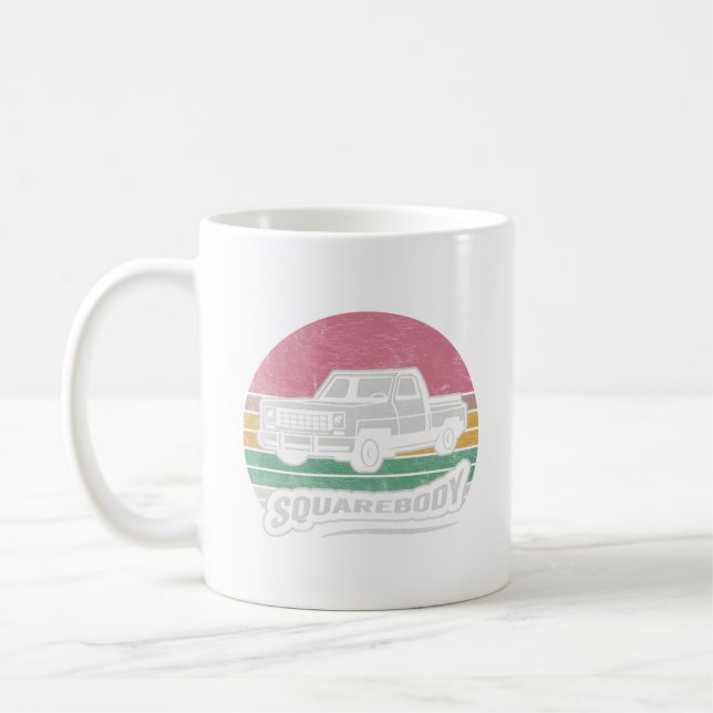 Lieferwagen LKW-Platz Karosserie Kaffeetasse (Links)