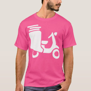 Lieferwagen Pizza Scooter T-Shirt