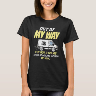 Lieferwagen Postman Postal Worker Deliver Servi T-Shirt