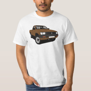Lieferwagen Toyota Hilux - Braun - T-Shirt
