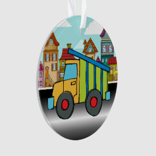 Lieferwagen Truck Ornament