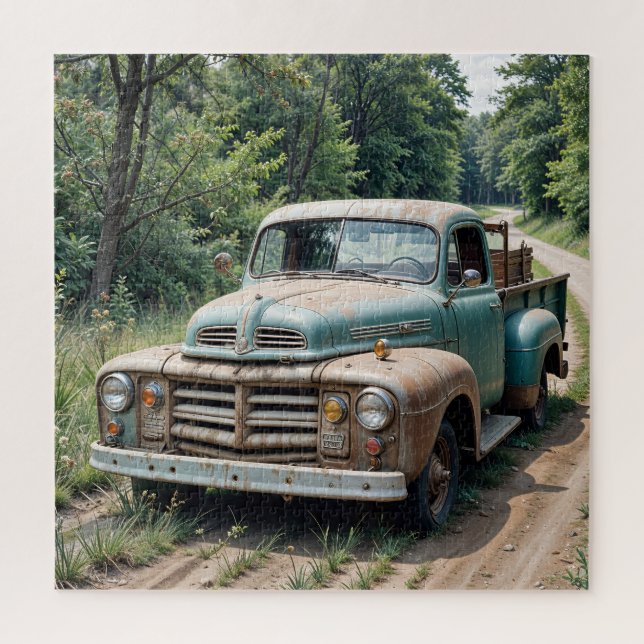 Lieferwagen Truck Puzzle (Vertikal)