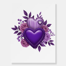 Liegende-Herz-Blumengrußkarte