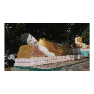 Liegender Buddha Fotodruck