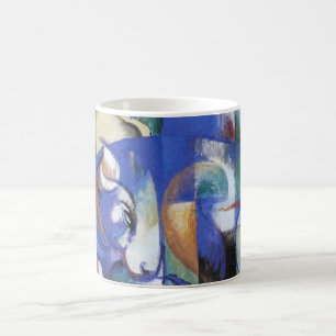 Liegender Stier von Franz Marc, Vintage Kubismus K Kaffeetasse