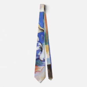 Liegender Stier von Franz Marc, Vintage-Kubismus-K Krawatte