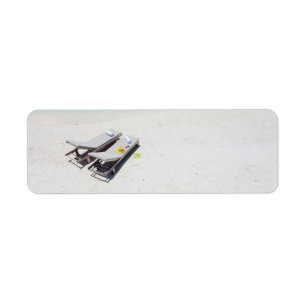 Liegestühle am Strand