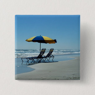 Liegestühle am Strand von Daytona Button