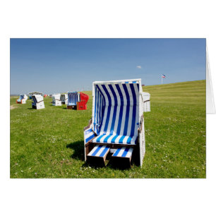 Liegestühle an der Nordsee