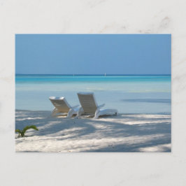 Liegestühle Postkarte