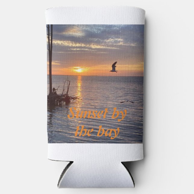 Liegevoll an der Bucht Cozzie Selters Dosenkühler (Vorderseite)