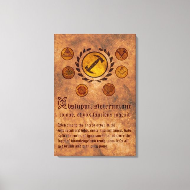 Lienzo Cuadro Los Simpsons Magios stonecutters Leinwanddruck (Vorderseite)