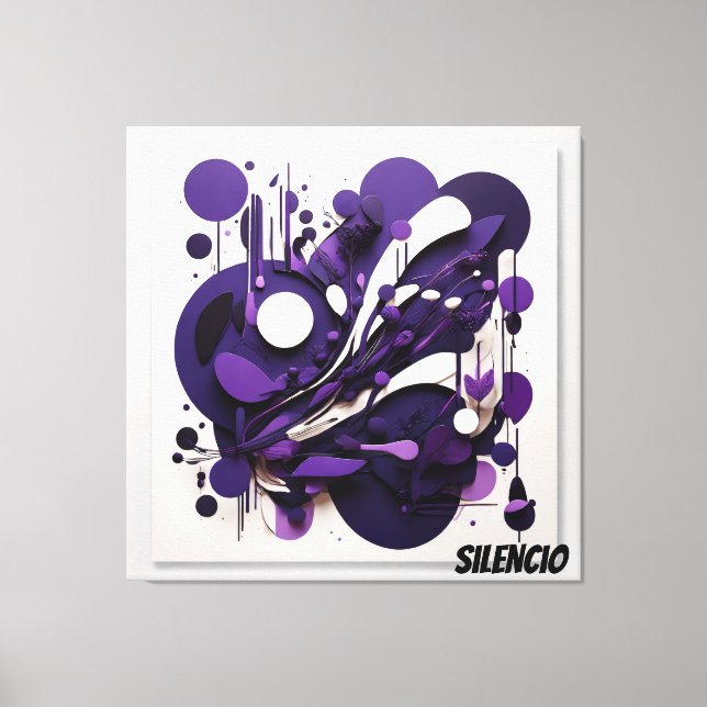 Lienzo Decorativo Biodiversidad Nocturna Silencio Leinwanddruck (Vorderseite)