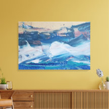 Lienzo Print Yellow Coast Monticelli Art